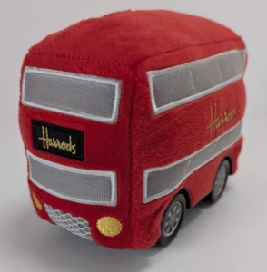 Harrods Red London Bus Plush Toy Battery Operated Working UK Free P+P - Picture 1 of 9