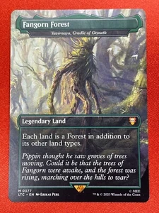MTG LTC 0377 Yavimaya, Cradle of Growth(Fangorn Fores) NM EN Borderless - Picture 1 of 2