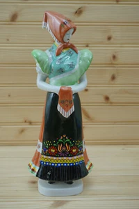 Hollohaza Hungary Woman Figurine, 11 3/4"  (B60) - Picture 1 of 13
