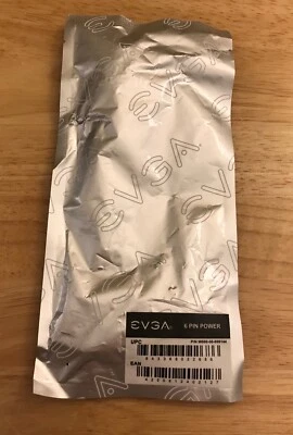 EVGA PCI 6 Pin To Two 4 Wire 3 Pin Power (6 Pin Power) PN: W000-00-000144 - Image 1 of 3