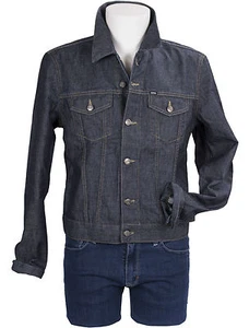 GIUBBOTTO UOMO GAS IN JEANS OKLAHOMA SLIM BLU DENIM W 801 - Foto 1 di 3