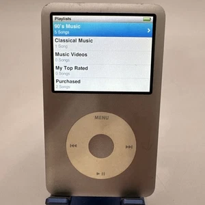 iPod classico 6a generazione argento (80 GB) FUNZIONANTE TESTATO LEGGI - Foto 1 di 14
