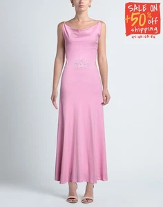 RRP €250 ODI ET AMO Maxi Dress IT38 US2 UK6 XS Rhinestones Pink Made in Italy - Picture 1 of 4