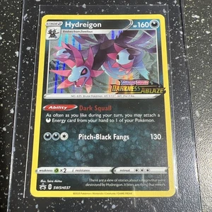 Pokemon Hydreigon SWSH037 Prerelease Holo Promo Karte Darkness Ablaze RARE NM C52 - Bild 1 von 2