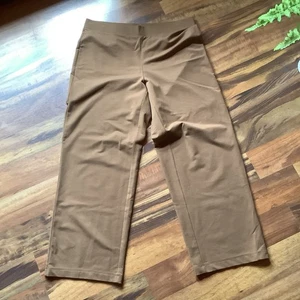 Pantaloni marroni Pure Jill Medium Petite Pull On Affinity French Terry - Foto 1 di 7
