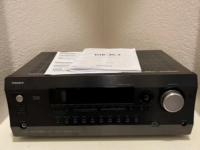 Integra DTR 20.3 AV Receiver Plus Owners Manual. Won’t turn on. Unit Only AS IS - Image 1 of 4