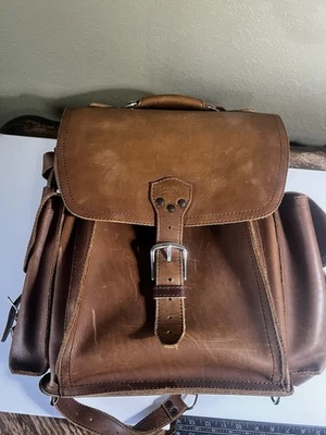 Saddleback Leather Tank Backpack in Tobacco - Image 1 of 4