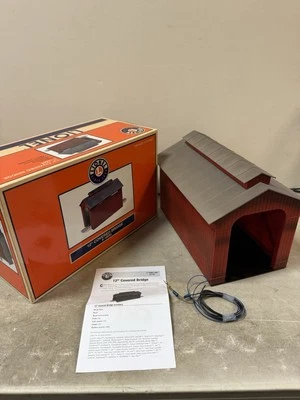 Lionel 6-16882 12” Covered Bridge Plus Lighted Interior - Image 1 of 4