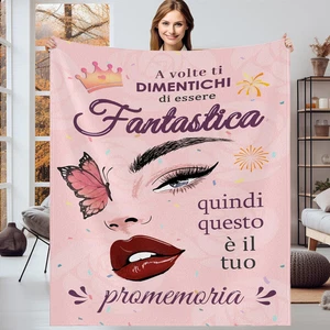 Idee Regalo Donna Originale Utile, Coperta Regalo Compleanno per Sorella Mamma A - Foto 1 di 12