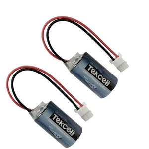 2PCS for Tekcell SB-AA02 3.6V Li-on Battery 1/2AA 1200mAh LS14250 PLC Battery - Picture 1 of 4