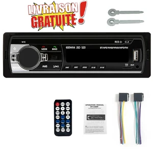 Autoradio Bluetooth JSD-520 600W 1 DIN USB SD AUX FM MP3 Kit Mains Libres Voitur - Imagen 1 de 6