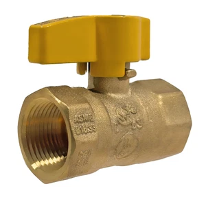 5 Pieces XFITTING 1" IPS Gas Valve, 1" Female Gas Valve, Lead Free Brass - Picture 1 of 6
