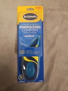Plantillas de gel masajeador Dr. Scholls Energizing Comfort para mujer 6-10 caja abierta - Imagen 1 de 2