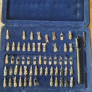 ALTE SCHATULLE PELIKAN GRAPHOS Graphologie kein Stift - Bild 1 von 2