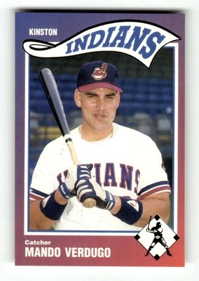 1990 Sportsprint Kinston Indians 21 Mando Verdugo BXCP12 - Image 1 of 2