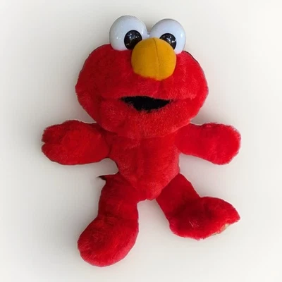 Peluche parlante Fisher Price funciona Sesame Street Tickle Me Elmo Surprise 12" Foto 1 de 4