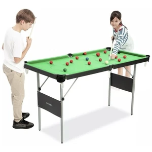 Hy-Pro 4ft 6in Folding Snooker & Pool Table | Compact Indoor Game Table Home - Picture 1 of 22