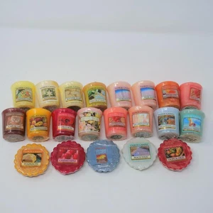 Lotto 21 YANKEE CANDLE Votive Crostate Fuori Produzione True Rose Bahama Breeze NUOVE - Foto 1 di 13