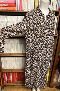 Sezane Ladies 40 UK 12 Shirt Dress Maxi Belted Floral Print Ditsy Collared Long - Picture 1 of 17