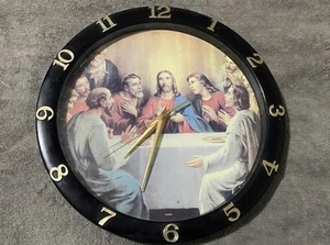 Last Supper Quartz Musical 11" Wall Clock - Picture 1 of 3