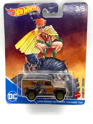 Hot Wheels Premium Pop Culture DC Batman Land Rover,Defender 110 Hard Top,2022 - Image 1 of 4
