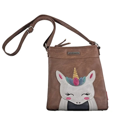 Unicorn Purse Union Bay Small Bag Cross Body Colorful Pink Green Blue Yellow - Image 1 of 4