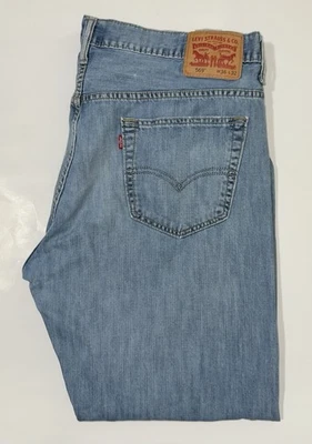Levi's 559 Men's Blue Relaxed Red Tab Loose Fit Denim Jeans Size 36 X 32 - Image 1 of 4