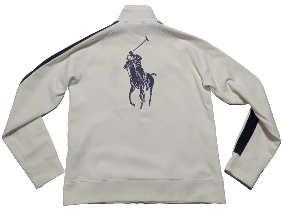 RLX Ralph Lauren US OPEN 2006 White Full Zip Big Pony Track Jacket - Women Large - Image 1 of 4