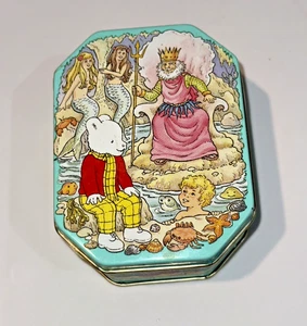 "Rupert el oso 1992 con sirenas y rey Neptuno lata decorativa 4,5"" X 3,5""" - Imagen 1 de 13
