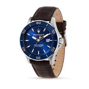 Maserati Competizione – Orologio Uomo Pelle Blu con Datario (R8851100004) - Imagen 1 de 7