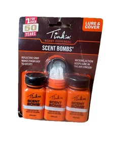 Tink's 3 Pack Scent Dispersal Scent Bombs - Lure and Cover - New - Picture 1 of 2