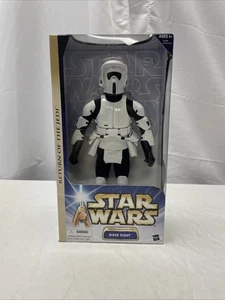 Hasbro Star Wars Return of the Jedi BIKER SCOUT Battle of Endor 12" 2003 New! - Picture 1 of 6