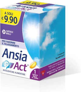 Ansia Act, Integratore Alimentare a Base Di Olio Essenziale Di Lavanda, 1 Confez - Foto 1 di 12