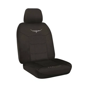 Sperling R.M.Williams Jacquard Seat Covers - Black, Front - CZ060.302 TMRMWJ2BLK - Picture 1 of 1