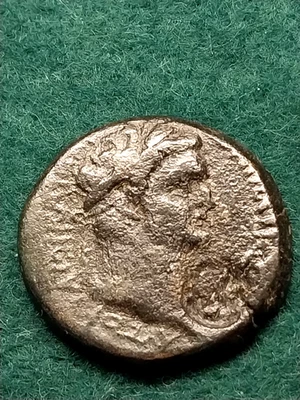 CILICIA. AE 25. DOMITIAN, 81-96 AD. TYCHE REVERSE, counter mark, 25mm, 9.95 gr - Image 1 of 3