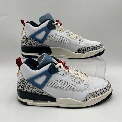 Mens Size 11 Jordan Spizike Low White Armory Navy Casual Shoes HM3712 164 - Image 1 of 4