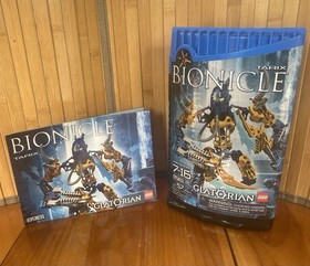 LEGO Bionicle Glatorian Tarix #8981, 100% Complete, instructions, Case, Pieces