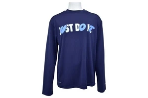 Nike Big Boy's Dri-Fit Long Sleeve Hydroguard Shirts Swimwear - Picture 1 of 10