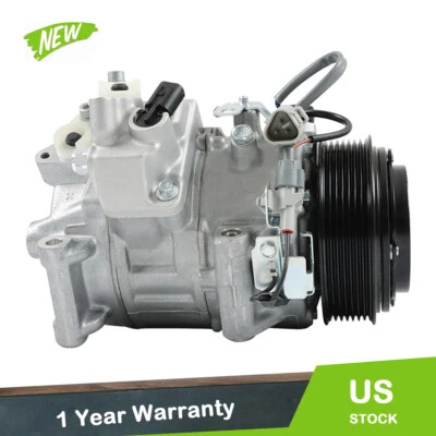 Compresor y embrague de aire acondicionado apto para Toyota Sienna 2011 2012 2013 2014 2015 2016 nuevo Foto 1 de 4