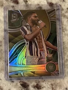2022 Panini WWE Chronicles Spectra Trick Williams Green Prizm 15/25 Rookie Card - Picture 1 of 2