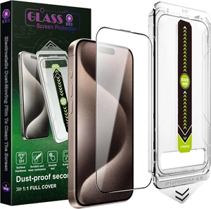 2 Pack Screen Protector Tempered Glass for Iphone 16 Pro Max 6.9-Inch Auto Dust - Picture 1 of 12