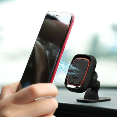 Soporte magnético para montaje en tablero de instrumentos de automóvil para teléfono Samsung Galaxy iPhone negro Foto 1 de 4