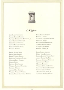 1926 Cornell University Cornellian L'Ogive Club Mitgliederliste - Bild 1 von 2