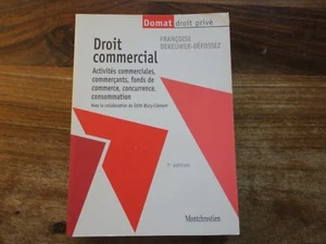 DROIT COMMERCIAL - 7eme EDITION - DOMAT DROIT PRIVE - Picture 1 of 2