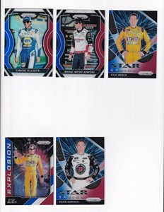 2018 Panini PRIZM PRIZM RED WHITE BLUE #18 Brad Keselowski BV$6! SWEET & SCARCE!