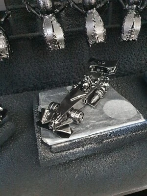 F1 RACING CAR METAL ART PRODUCTIONS HANDMADE RECYCLED BIRTHDAY CHRISTMAS GIFT - Image 1 of 4