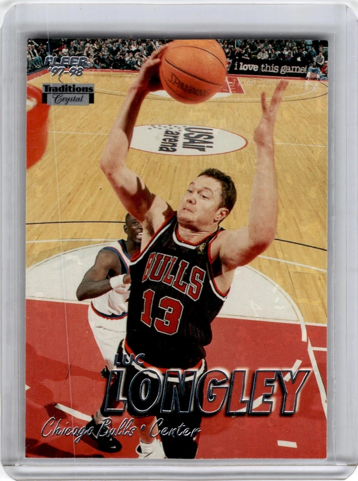 1997-98 Fleer #138 Luc Longley Traditions Crystal - Image 1 of 2