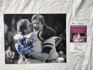 Lance Parrish 1984 AUTOGRAFIADA TIGRES DE DETROIT 8X10 FOTO FIRMADA ""SIN HITTER"" JSA - Imagen 1 de 2