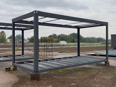 Containerrahmen | Container Rahmen | Flat Pack Container 2,99 x 6,05 Meter - Bild 1 von 4
