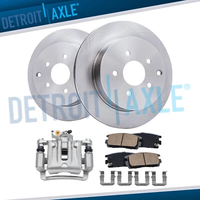 Rotores de disco trasero pinza izquierda pastillas de freno para Chevy Equinox GMC Terrain 2010-2017 Foto 1 de 4